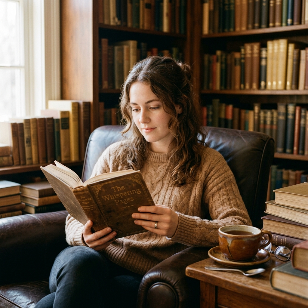 Élide Araújo lendo